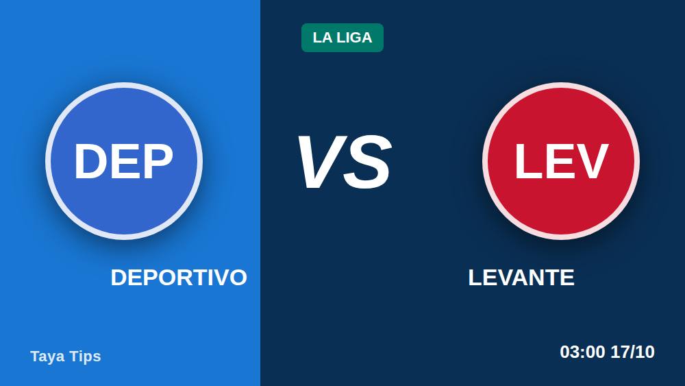 5 Things to Know Before Betting on Deportivo vs Levante